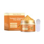 WEST MONTH Turmeric & Vitamin C Clay Face Mask Set, 150 g with Applicator
